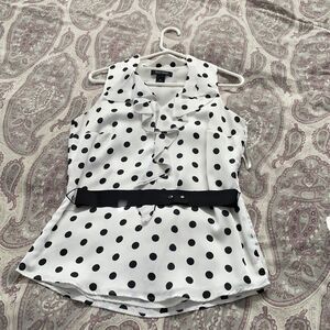 WHBM Polkadot Top